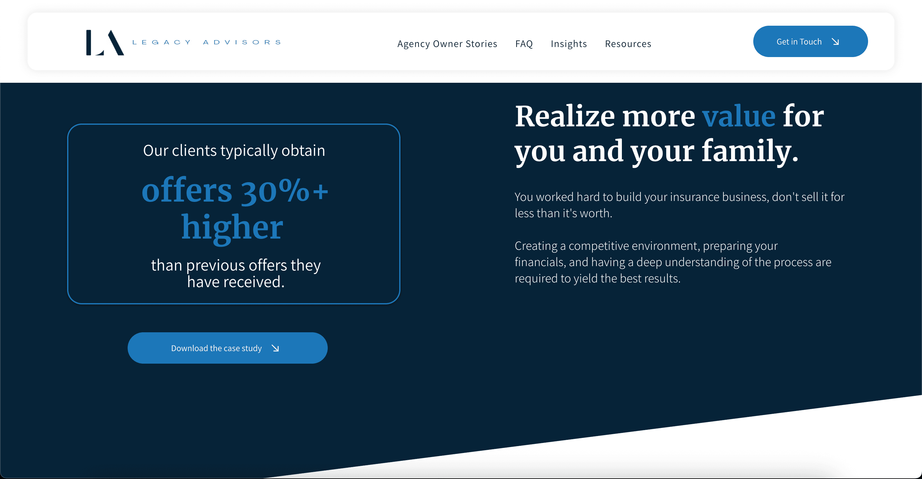 image of Legacy Advisors - Insurance M&A Advisory